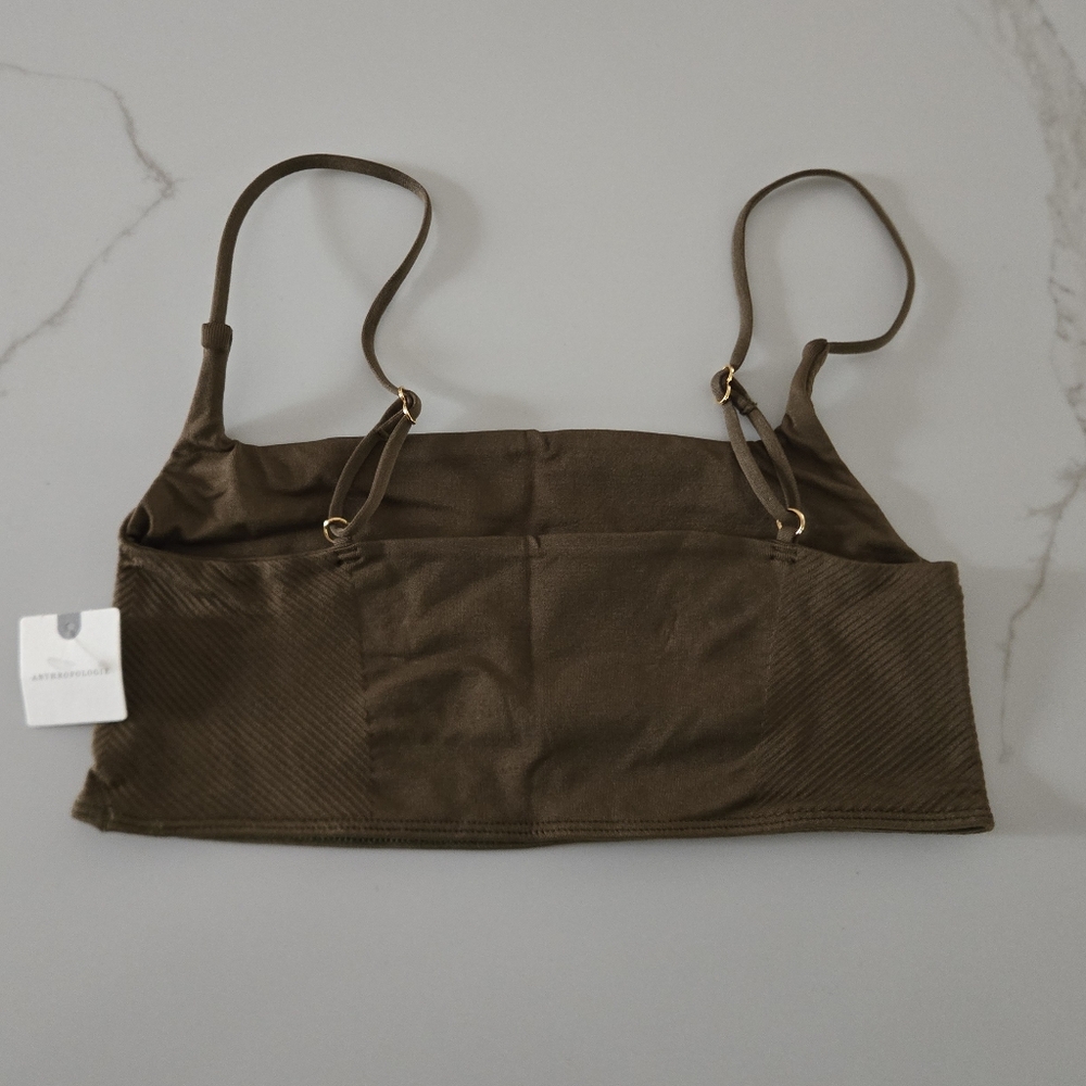 Anthropologie Seamless Square Neck Bralette - Picture 6 of 7